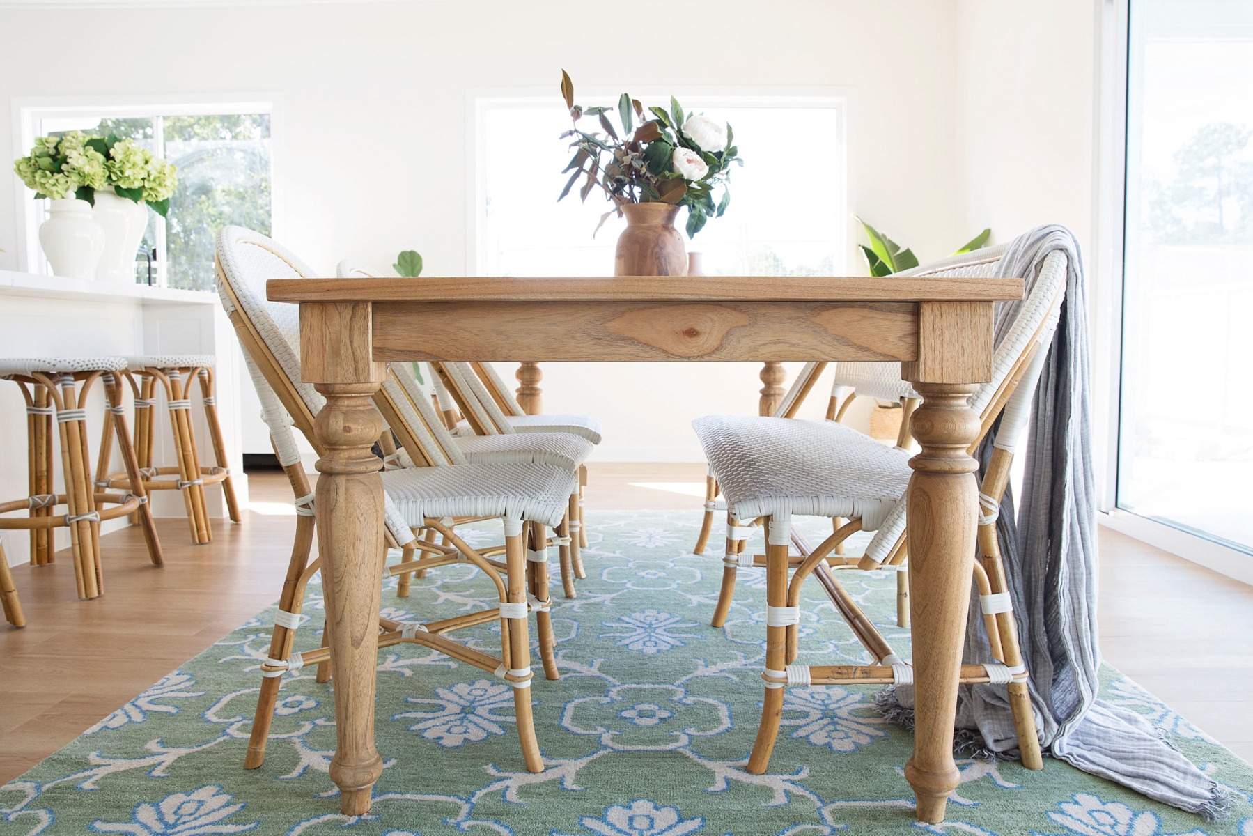 Byron Old Wood Dining Table, 2.2m x 1.0m - Image 2