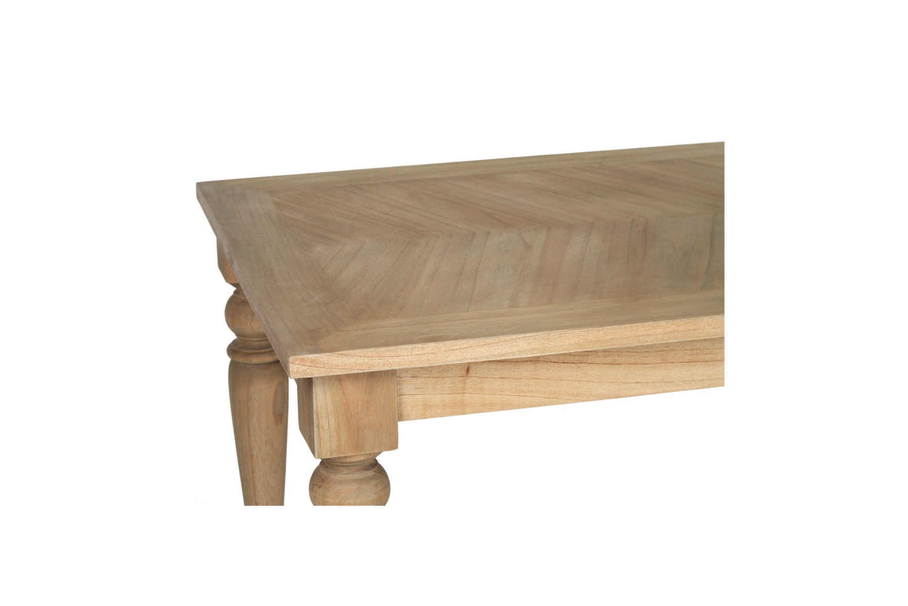Byron Old Wood Dining Table, 2.2m x 1.0m - Image 9