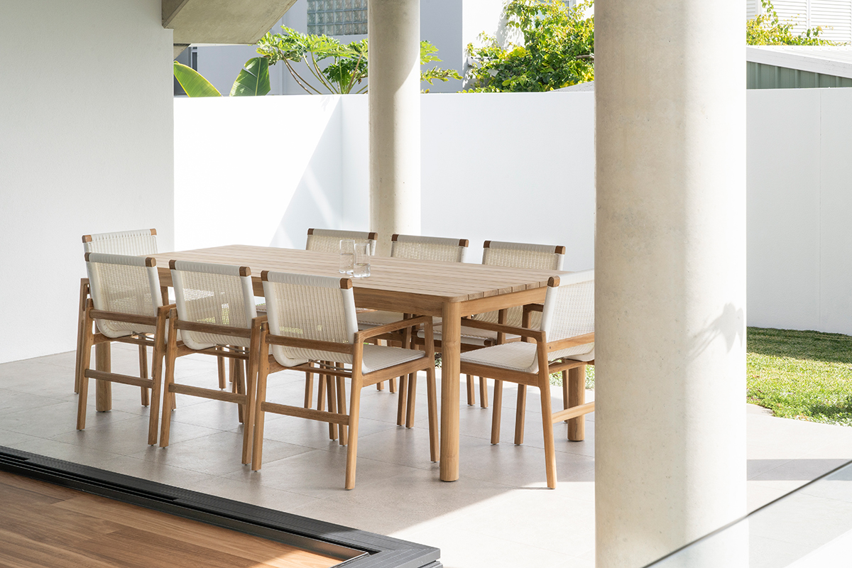 Maya Outdoor Table, L 240cm x W 100cm x H 76cm - Image 11