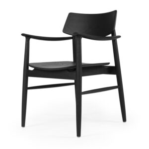 wp-image-tigress-60502.jpg Harlow Dining Armchair Black with Timber Seat, W 56cm × D 56cm × H 80cm