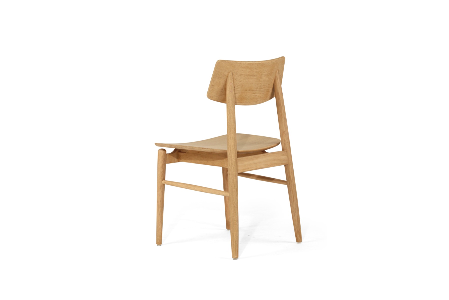 Harlow Dining Chair Natural with Timber Seat, W 48cm × D 51cm × H 80cm - Image 10
