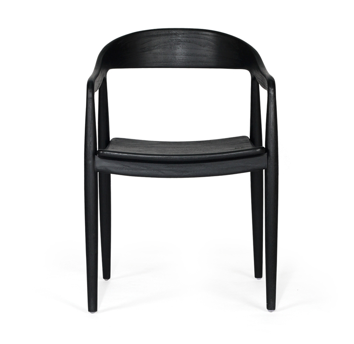 Rigby Armchair Black, W 57cm x D 55cm x H81.5cm