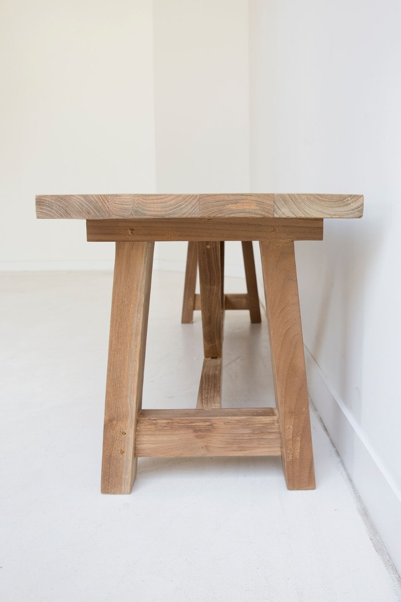Farmhouse Dining Table, W 300cm x D 110cm x H 76cm - Image 3