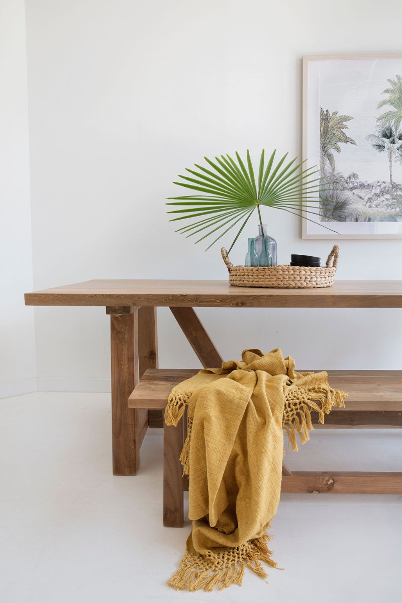 Farmhouse Dining Table, W 300cm x D 110cm x H 76cm - Image 7