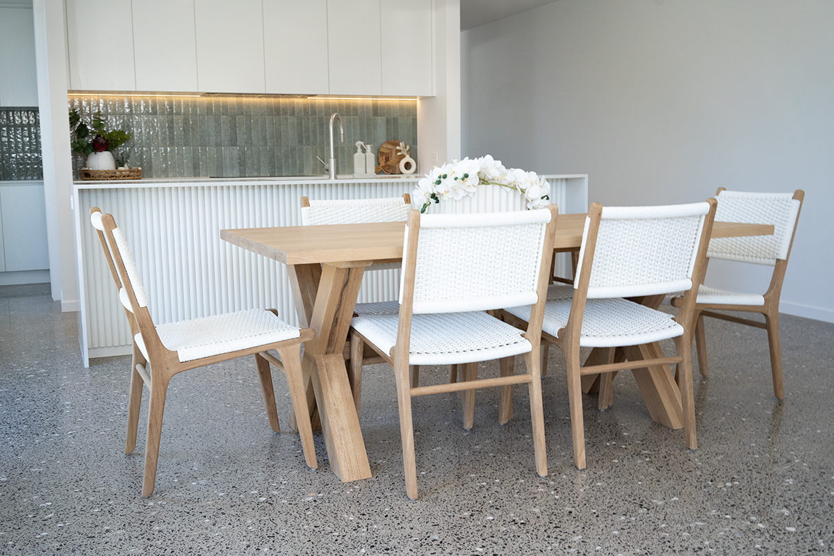Malibu Dining Table, Width 240cm x Depth 100cm x Height 76cm - Image 11