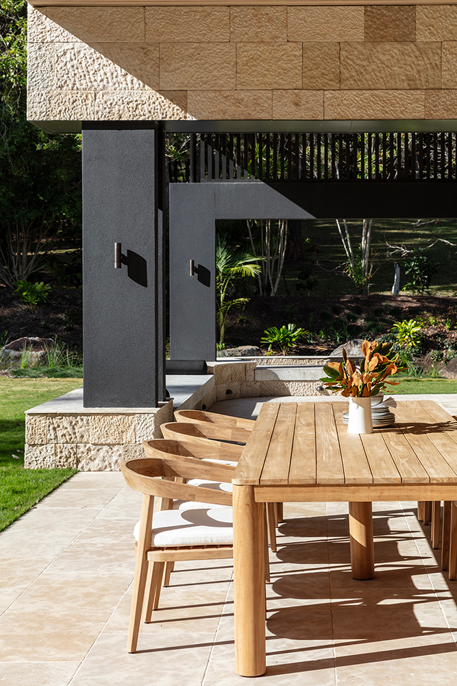 Maya Outdoor Table, L 320cm x W 110cm x H 76cm - Image 3