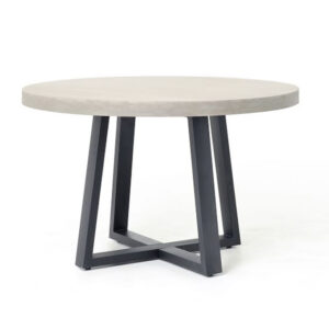 wp-image-tigress-60838.jpg 1.2m Alta Elkstone Round Dining Table – Pebble Grey with Black Powder Coated Legs
