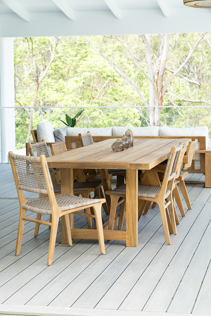 Highlander Outdoor Dining Table, L 300cm x W 100cm x H 75cm - Image 9