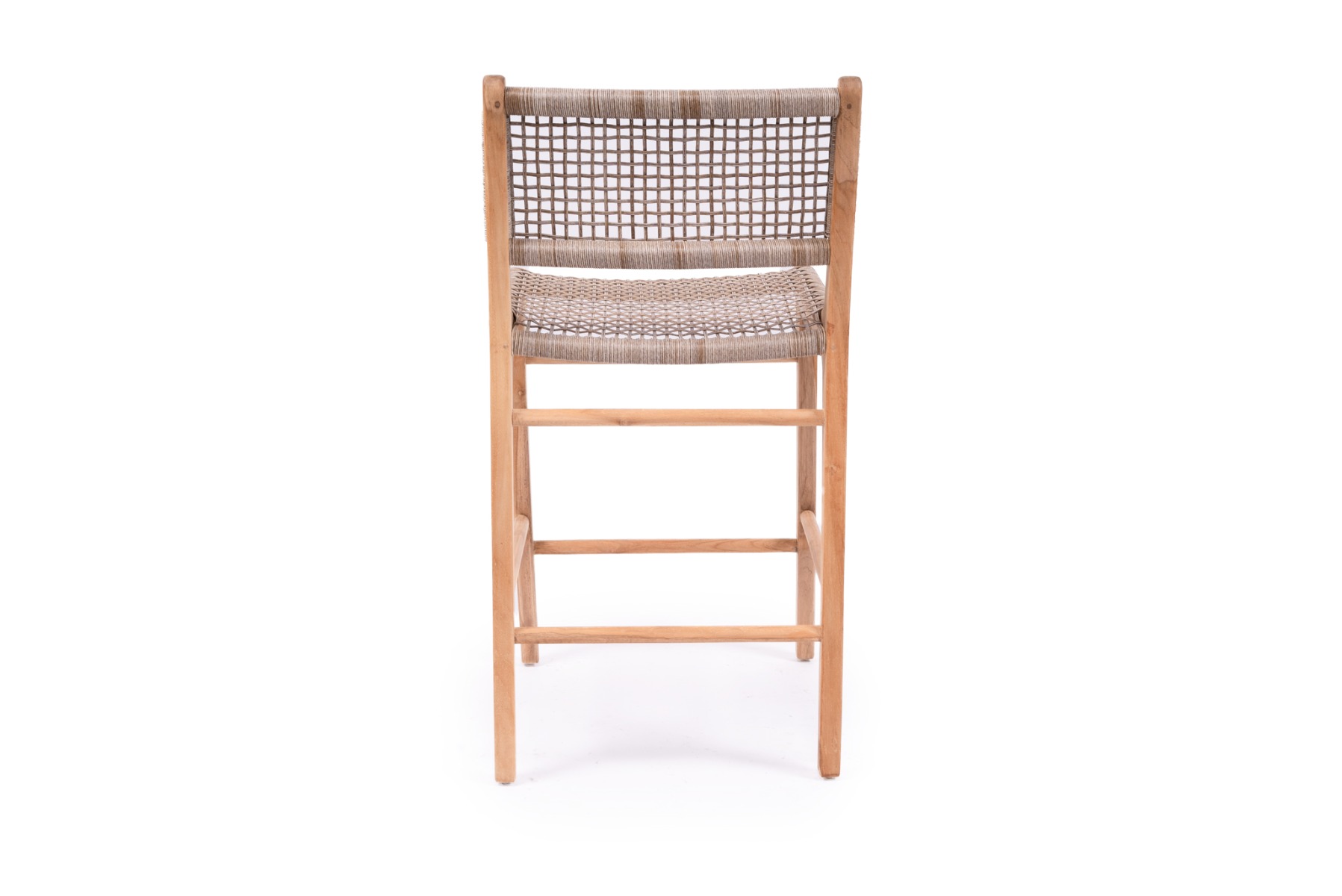 Zen Counter Stool Washed Grey, Width 49cm x Depth 56cm x Height 95cm - Image 6