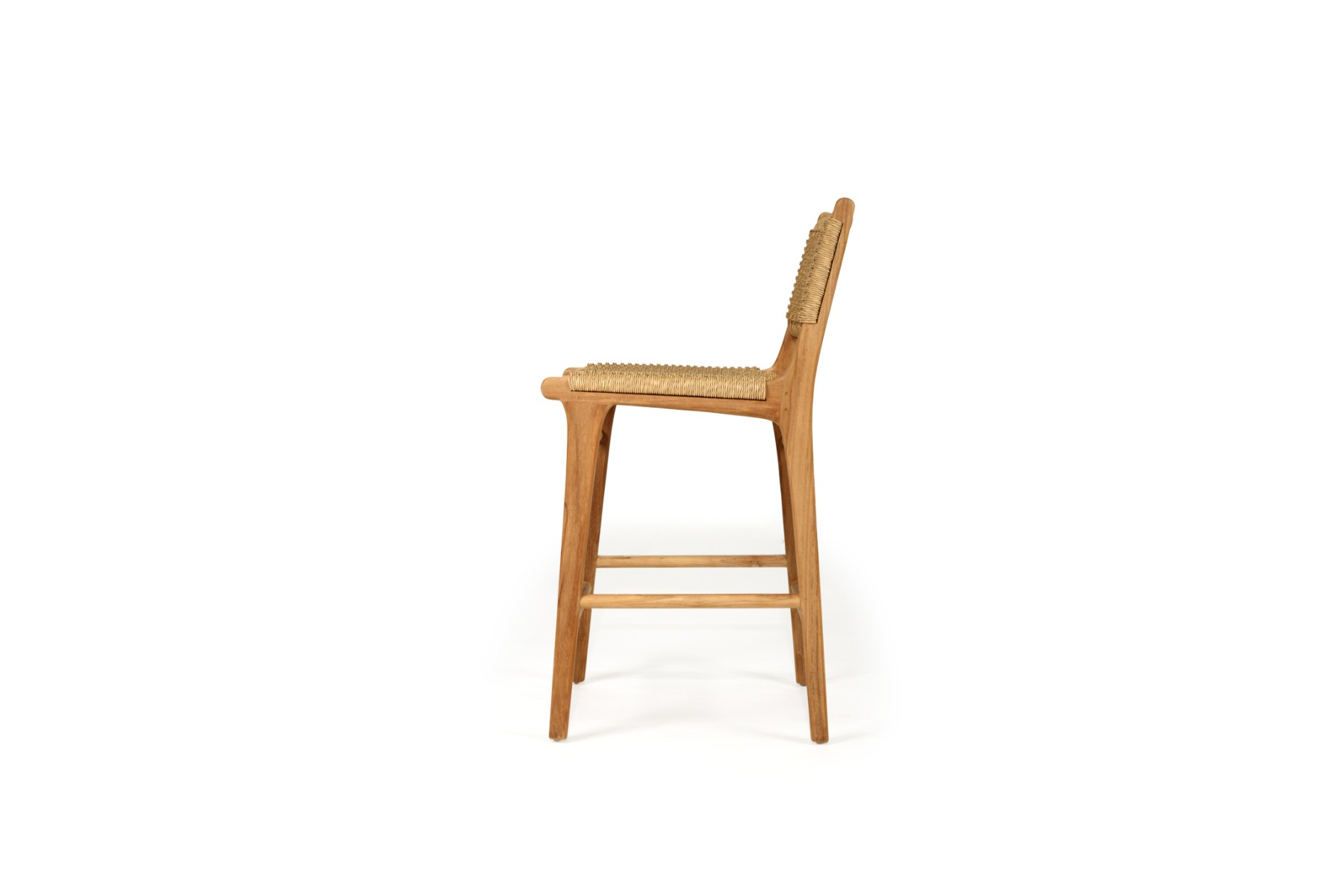 Zen Counter Stool Sand (Close Weave), Width 48cm x Depth 46cm x Height 95cm - Image 3