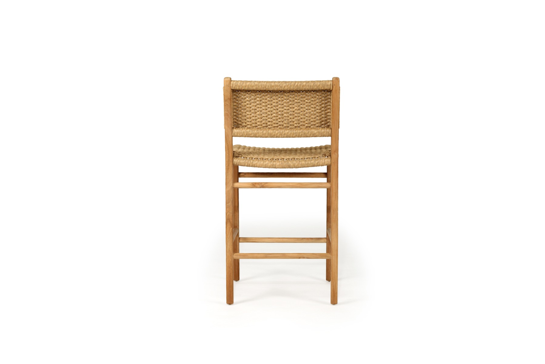 Zen Counter Stool Sand (Close Weave), Width 48cm x Depth 46cm x Height 95cm - Image 5