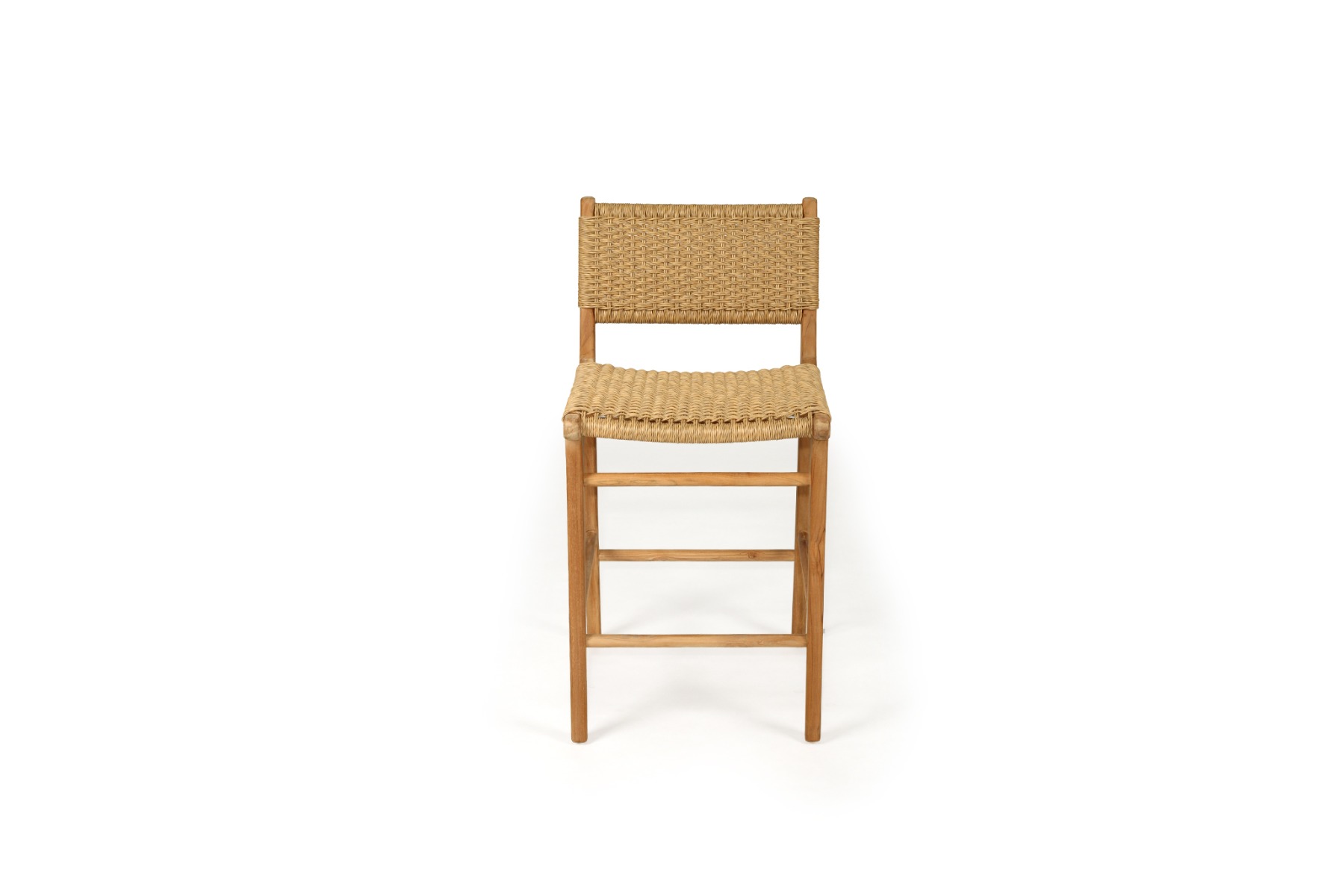 Zen Counter Stool Sand (Close Weave), Width 48cm x Depth 46cm x Height 95cm - Image 6