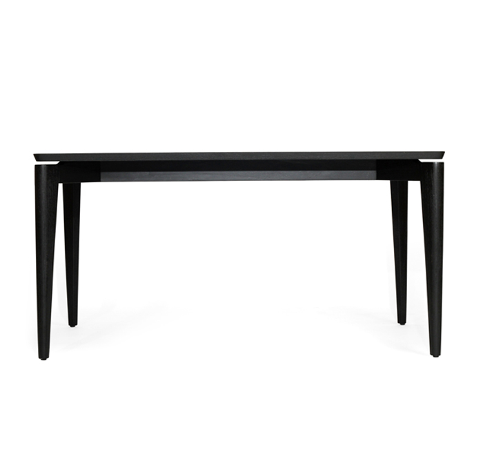 Jude Dining Table Black, L 150cm x W 100cm x H 75cm