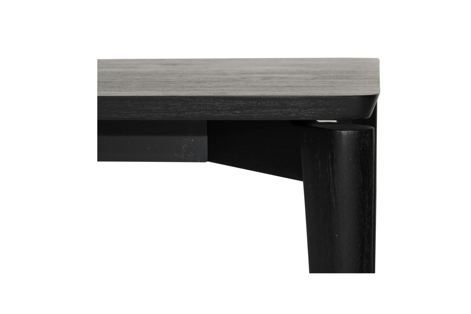Jude Dining Table Black, L 150cm x W 100cm x H 75cm - Image 6