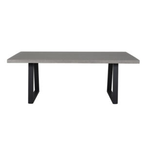 wp-image-tigress-61143.jpg 1.6m Sierra Rectangular Dining Table – Speckled Grey with Black Powder Coated Legs