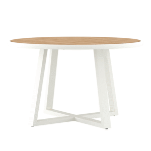 wp-image-tigress-61191.png Watego Outdoor Round Dining Table – 1.25m – White Pearl Powder Coated Legs
