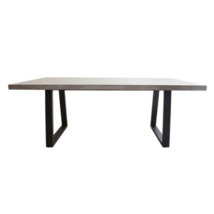 wp-image-tigress-61228.jpg 3.0m Sierra Elkstone Rectangular Dining Table – Speckled Grey with Black Powder Coated Legs