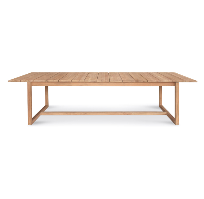 Santiago Outdoor Extension Dining Table, L 240-300cm x W 100cm x H 76cm