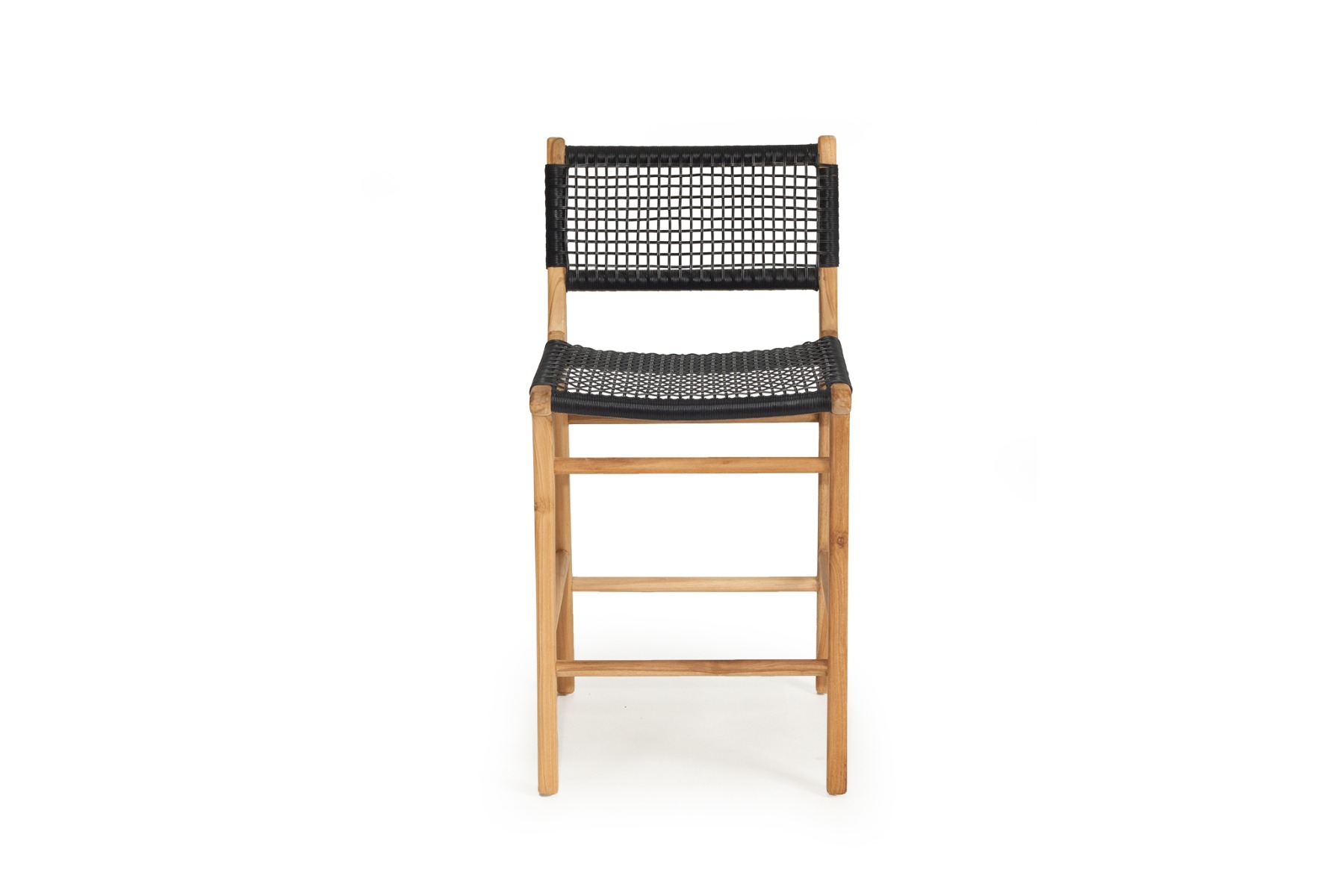 Zen Counter Stool Black, Width 49cm x Depth 56cm x Height 95cm - Image 2