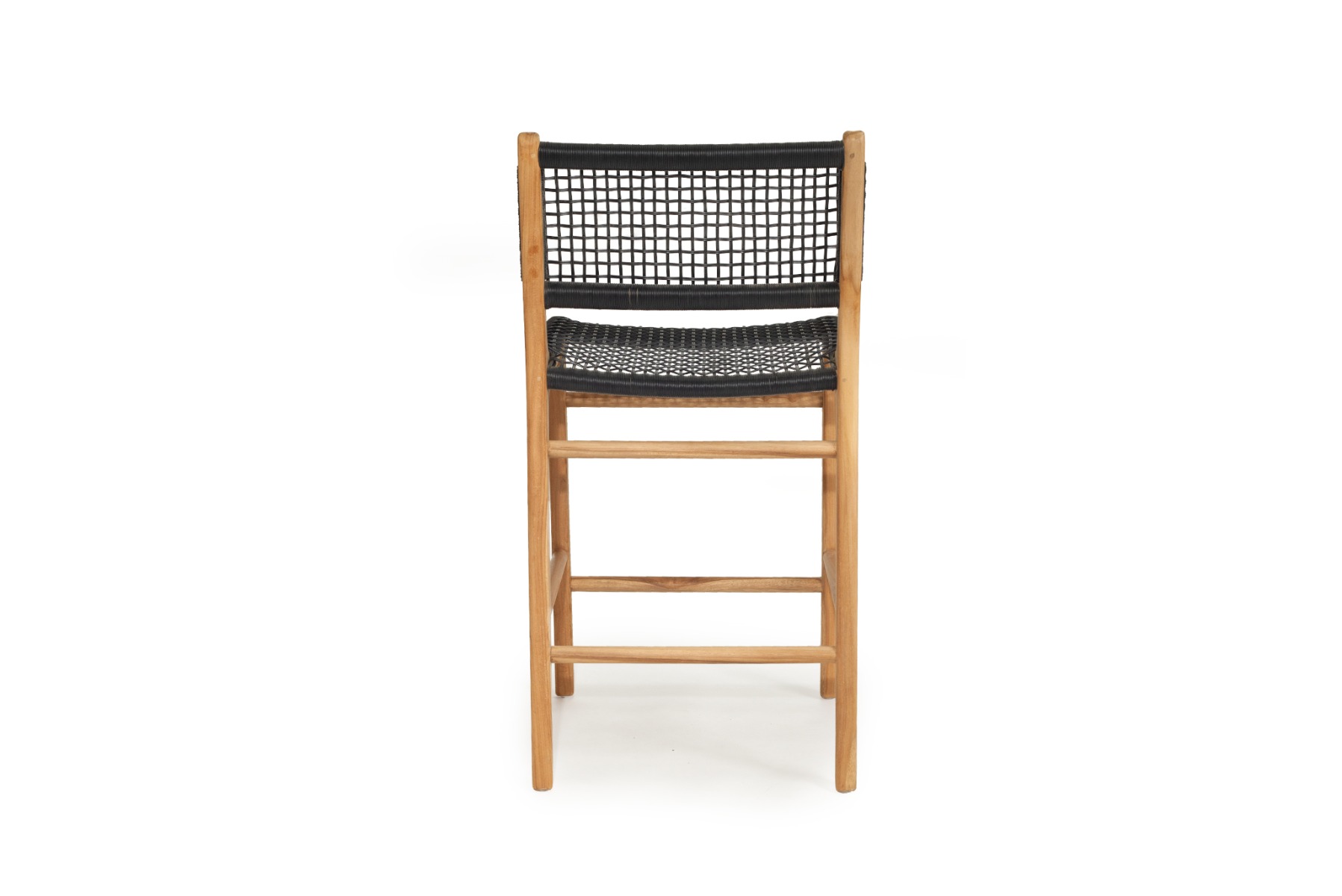 Zen Counter Stool Black, Width 49cm x Depth 56cm x Height 95cm - Image 6