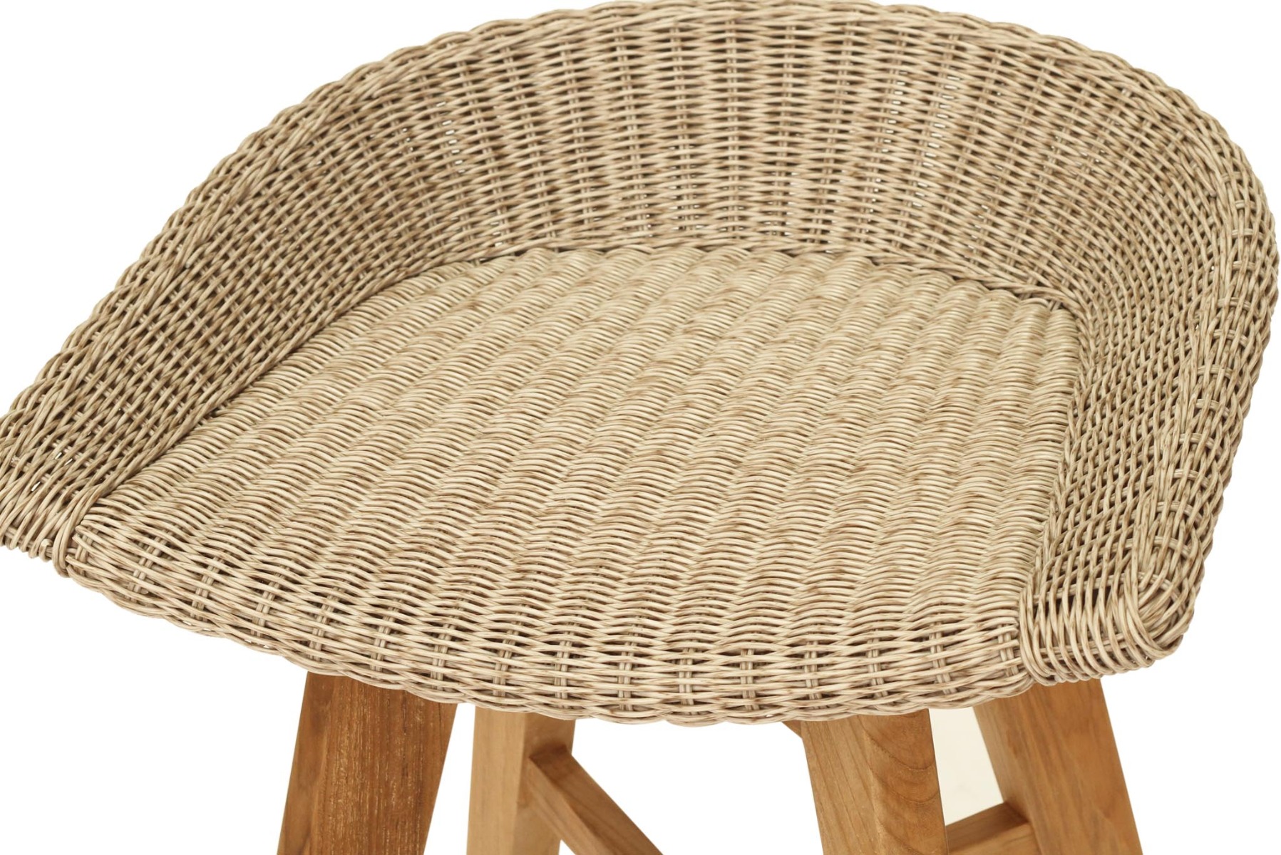 Oceanic Outdoor Backless Counter Stool Mushroom, Width 56cm x Depth 46cm x Height 81cm - Image 9