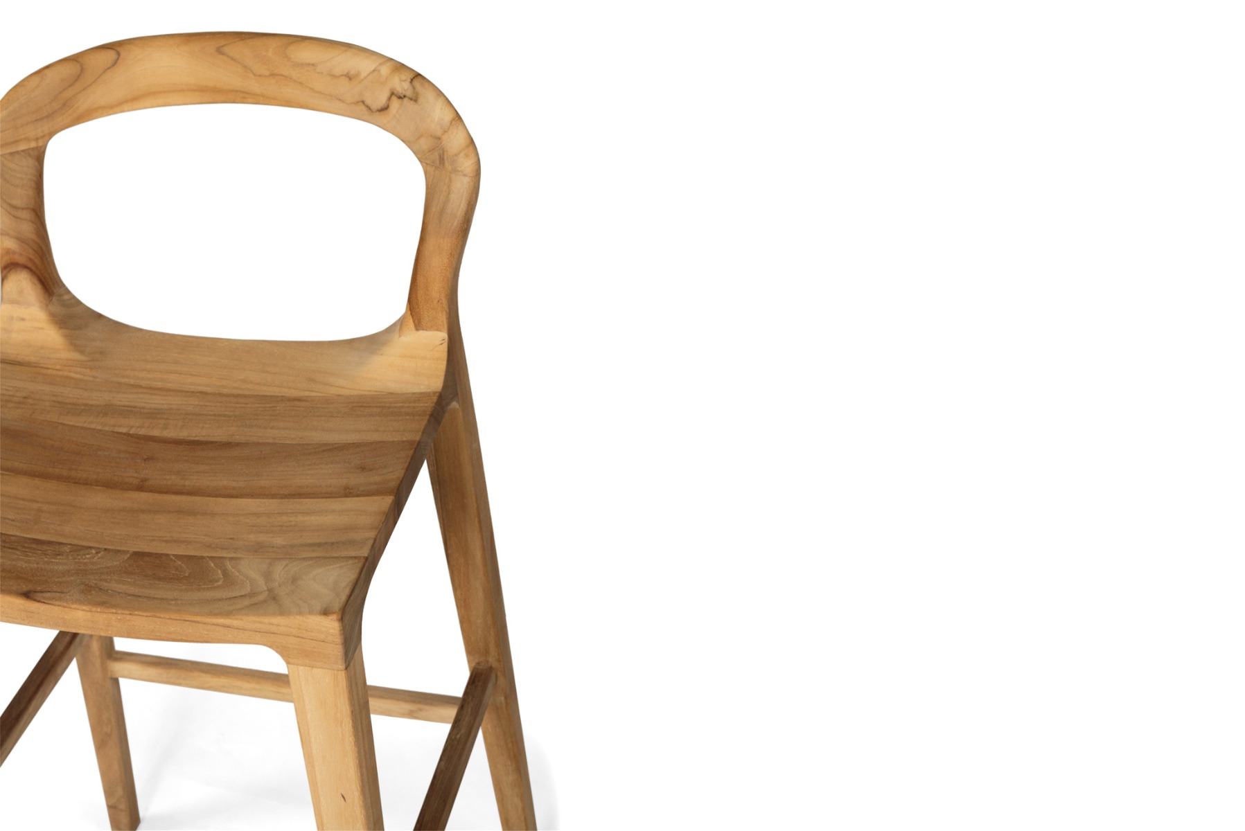 Rigby Counter Stool Natural, W 50cm x D 56cm x H 89cm - Image 7