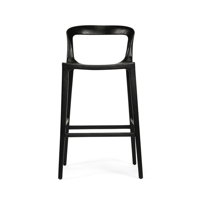 Rigby Counter Stool Black, W 50cm × D 56cm × H 89cm