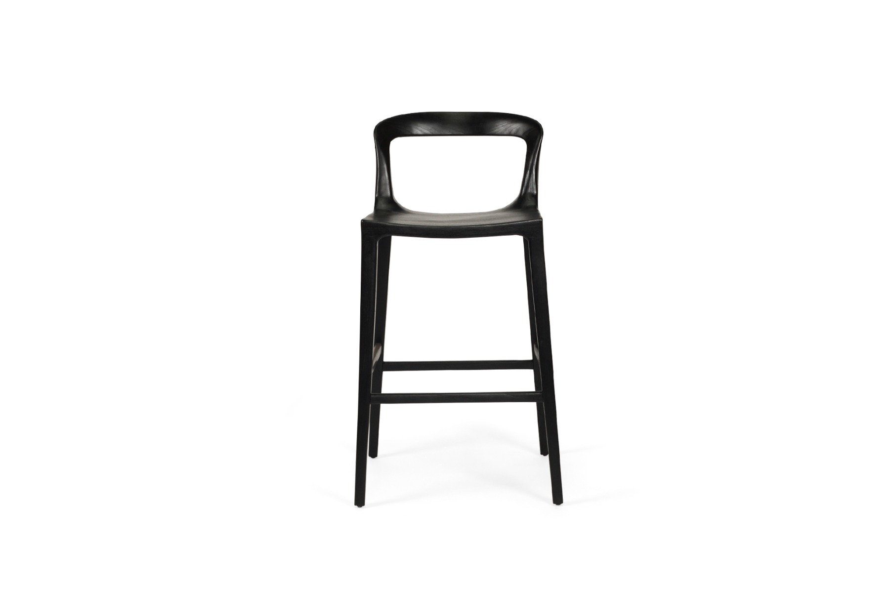 Rigby Counter Stool Black, W 50cm × D 56cm × H 89cm - Image 2