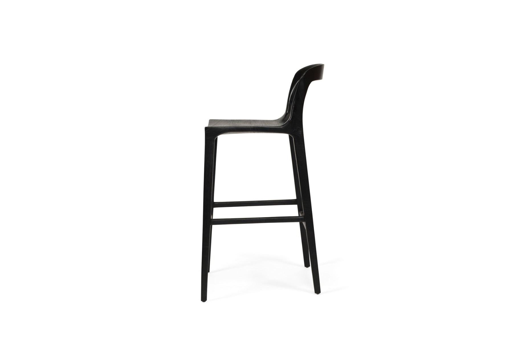 Rigby Counter Stool Black, W 50cm × D 56cm × H 89cm - Image 4