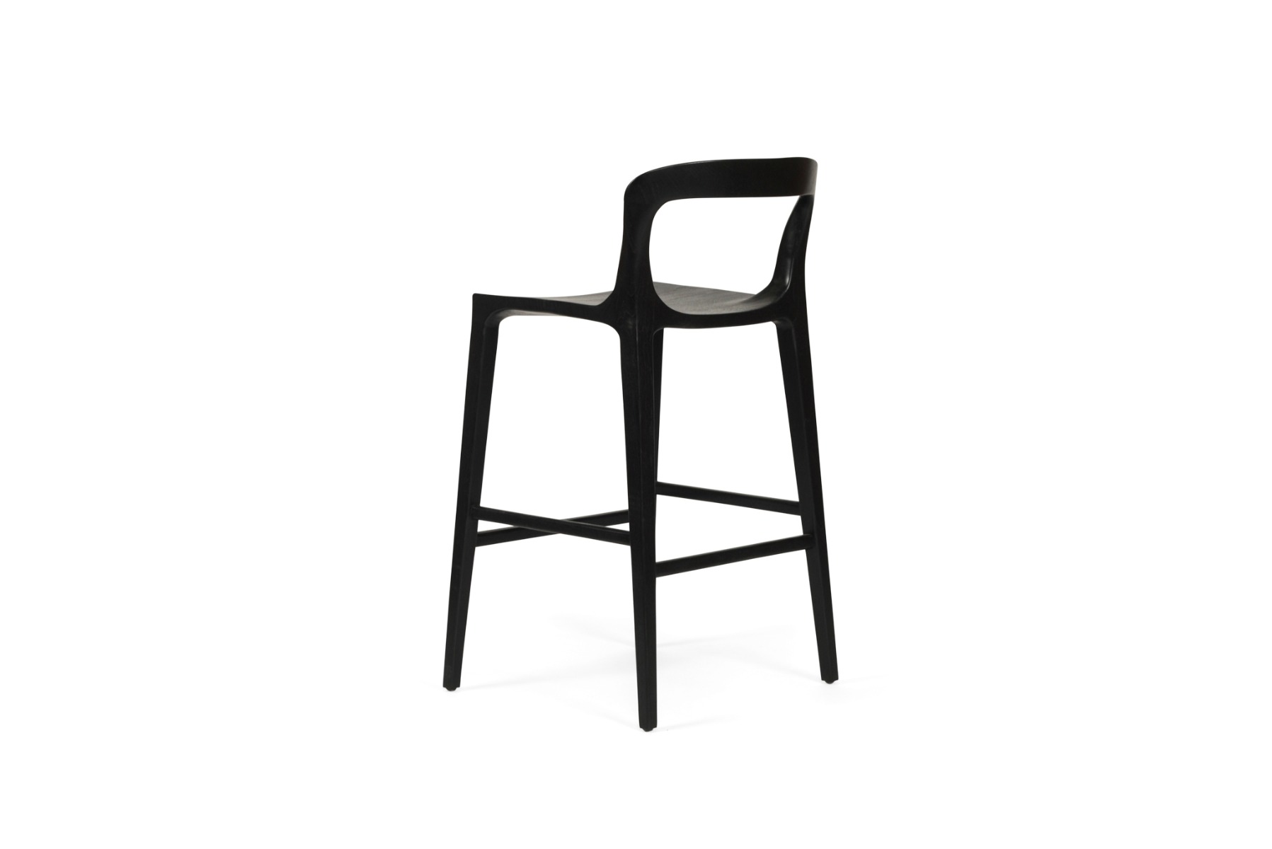Rigby Counter Stool Black, W 50cm × D 56cm × H 89cm - Image 5
