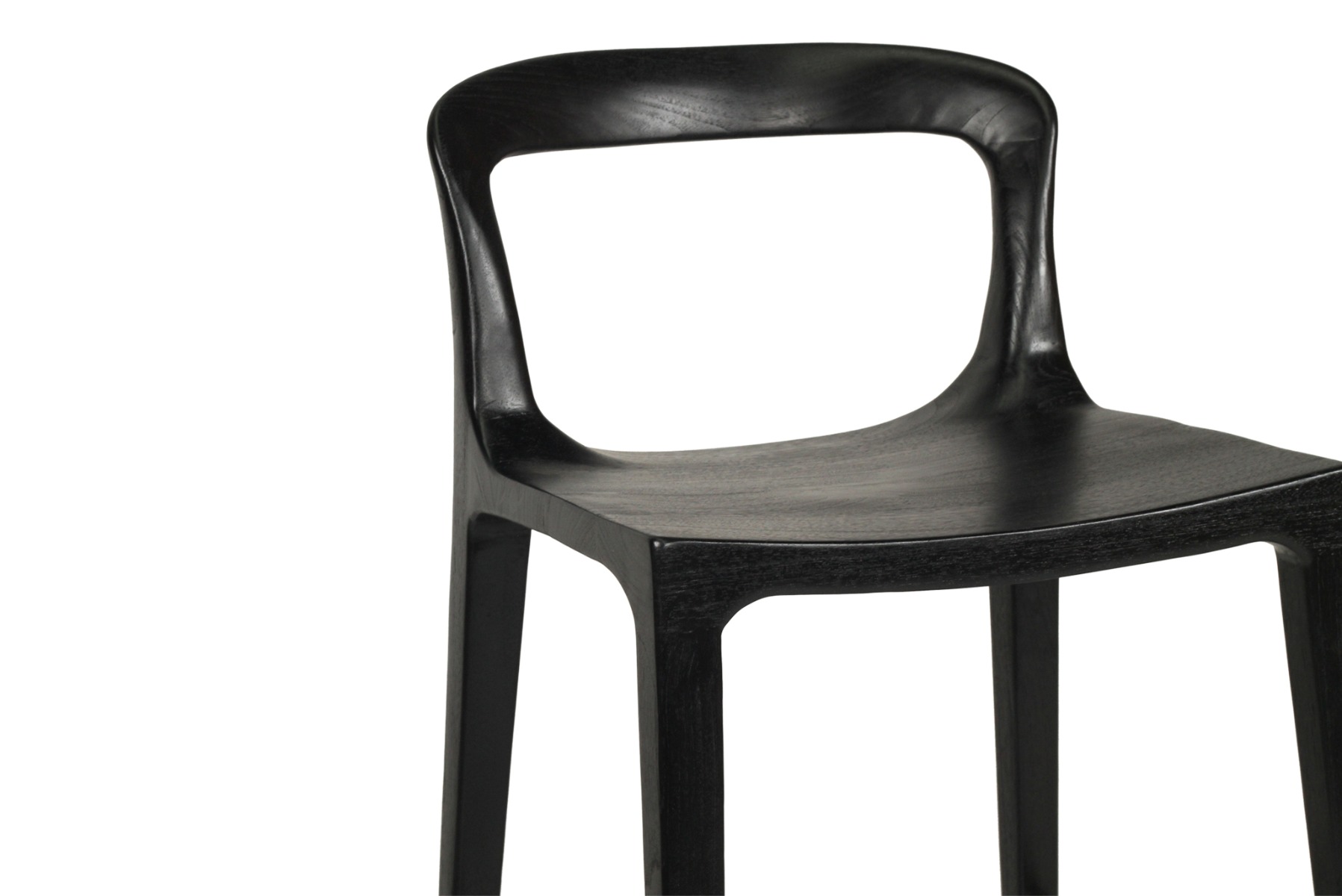 Rigby Counter Stool Black, W 50cm × D 56cm × H 89cm - Image 7