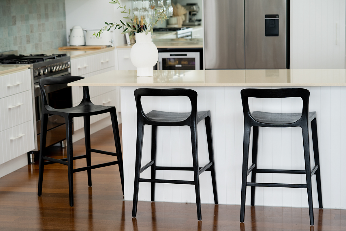 Rigby Counter Stool Black, W 50cm × D 56cm × H 89cm - Image 11