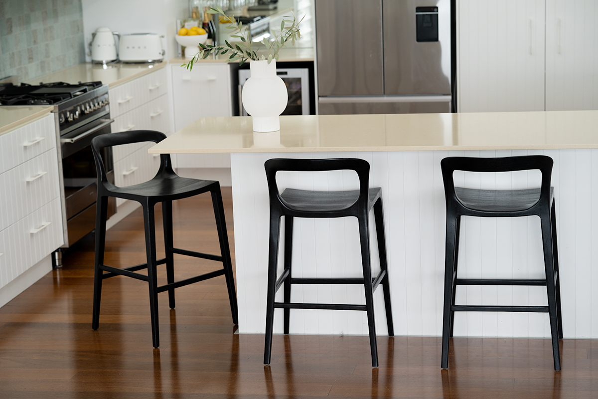 Rigby Counter Stool Black, W 50cm × D 56cm × H 89cm - Image 12
