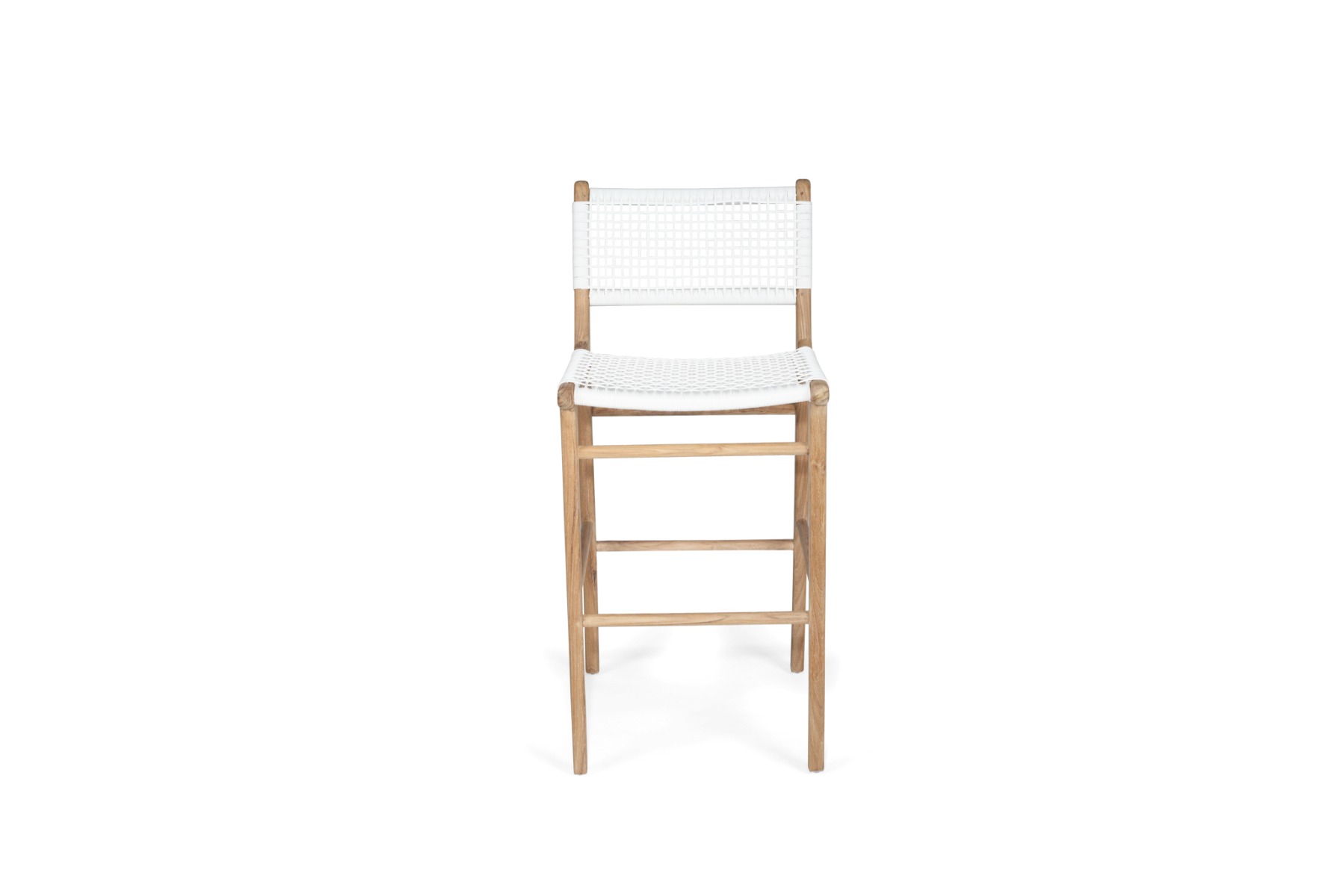 Zen Bar Stool White, W 45cm x D 40cm x H 110cm - Image 2