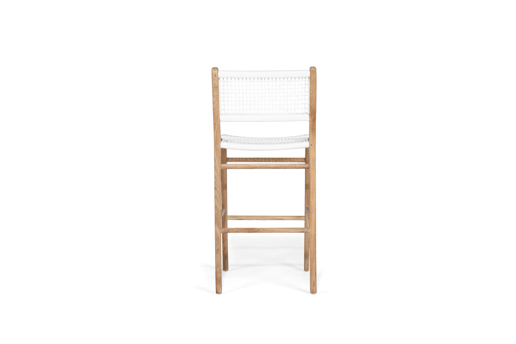 Zen Bar Stool White, W 45cm x D 40cm x H 110cm - Image 6