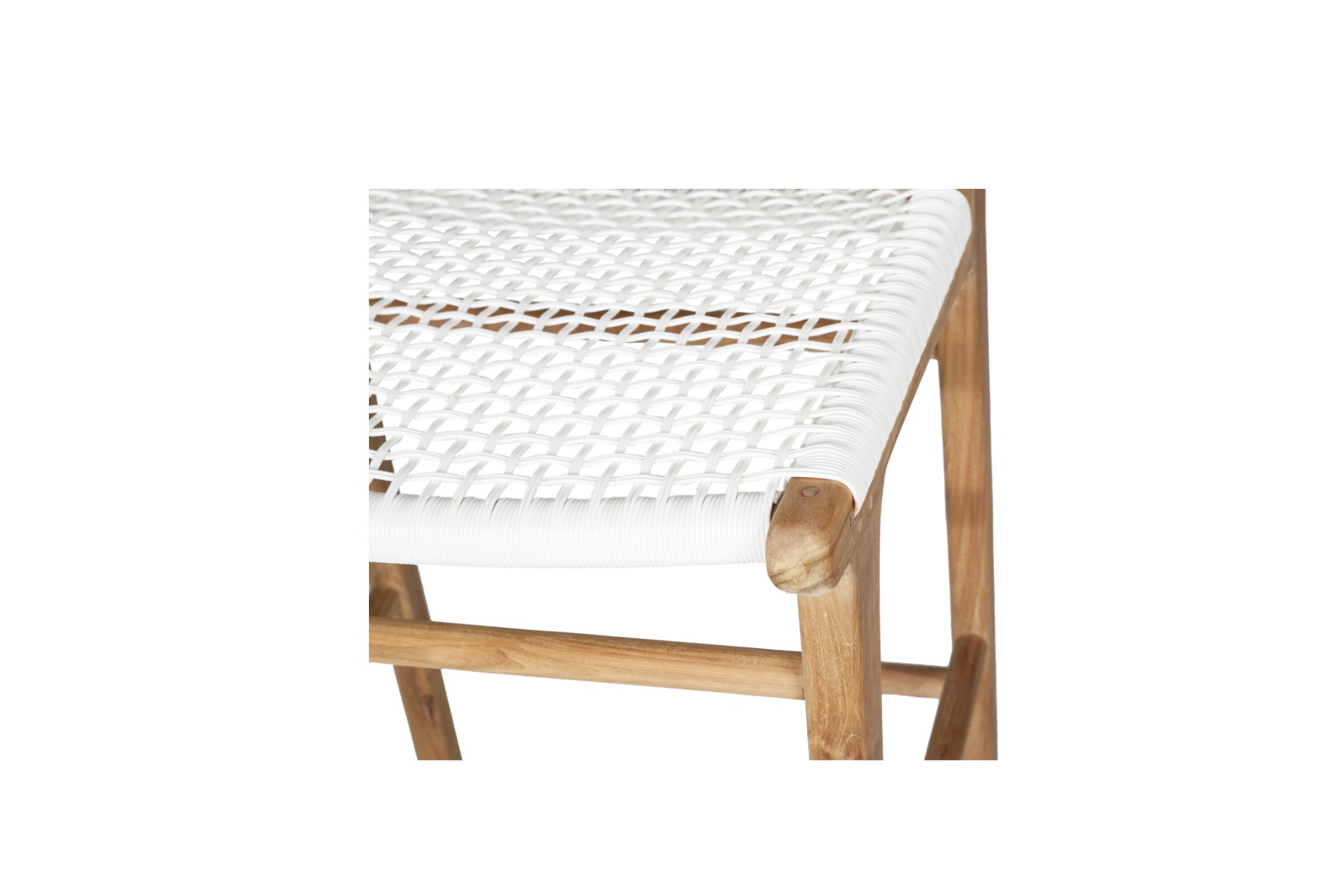 Zen Bar Stool White, W 45cm x D 40cm x H 110cm - Image 7