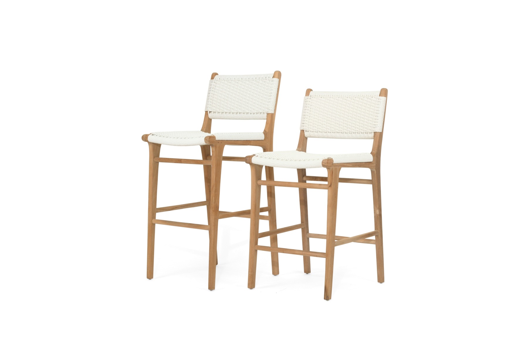 Zen Bar Stool White, W 45cm x D 40cm x H 110cm - Image 10