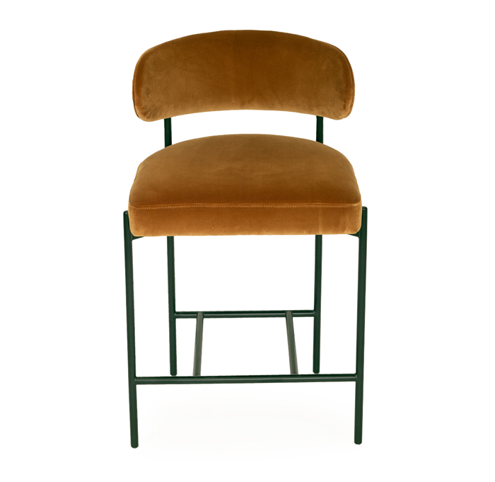 Soho Counter Stool Rust, W 55cm x D 52cm x H 91cm