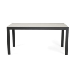 Roberto Outdoor Dining Table Asteroid Black (Charcoal), L 160cm x W 86cm x H 76cm