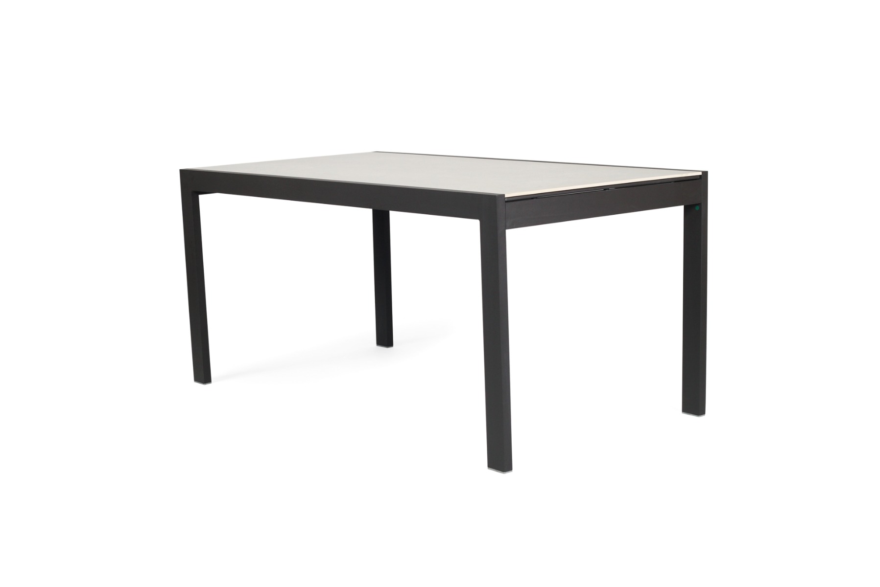 Roberto Outdoor Dining Table Asteroid Black (Charcoal), L 160cm x W 86cm x H 76cm - Image 3