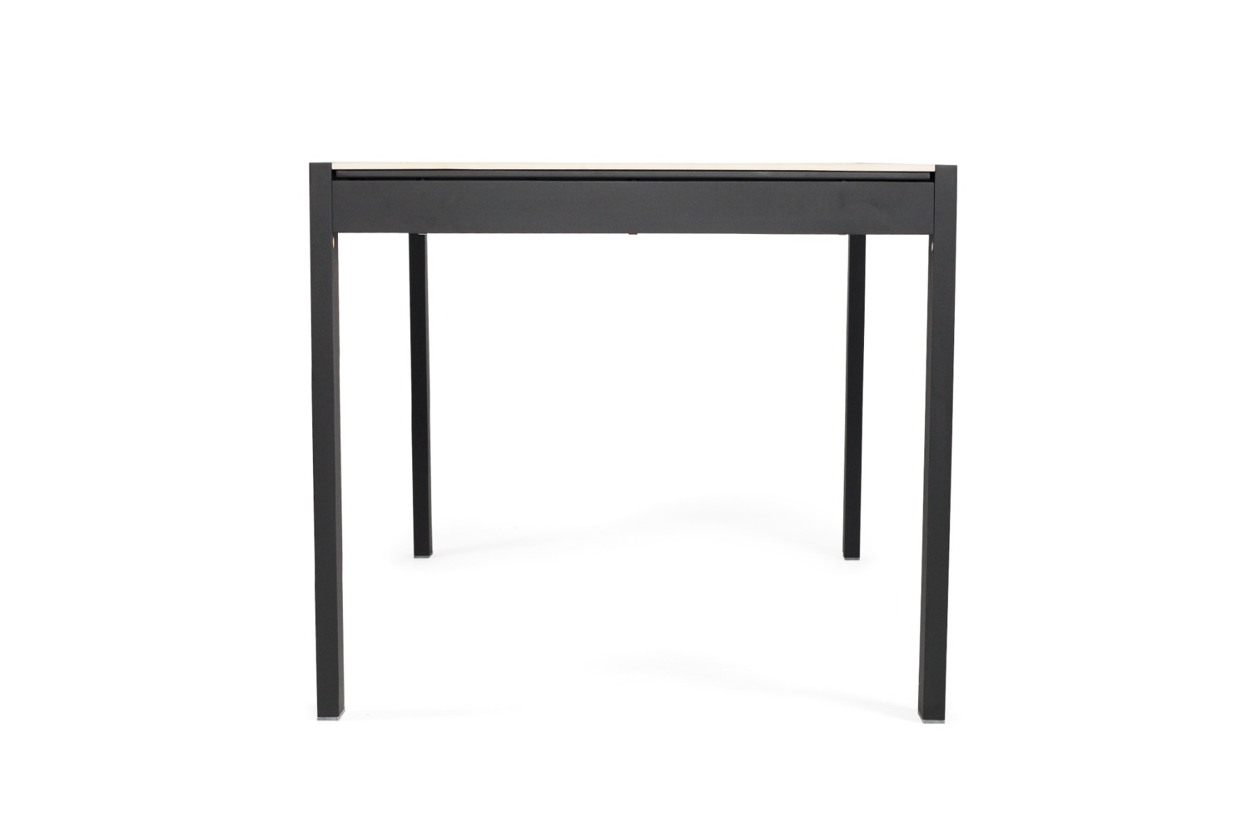 Roberto Outdoor Dining Table Asteroid Black (Charcoal), L 160cm x W 86cm x H 76cm - Image 5