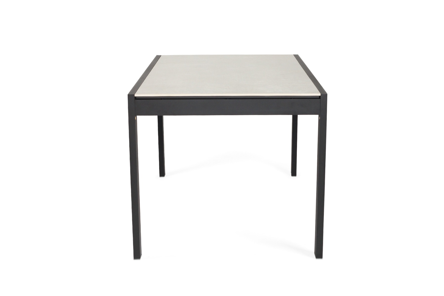 Roberto Outdoor Dining Table Asteroid Black (Charcoal), L 160cm x W 86cm x H 76cm - Image 6