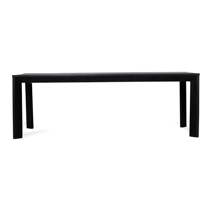 Otis Dining Table Black, L 280cm x W 100cm x H 75cm