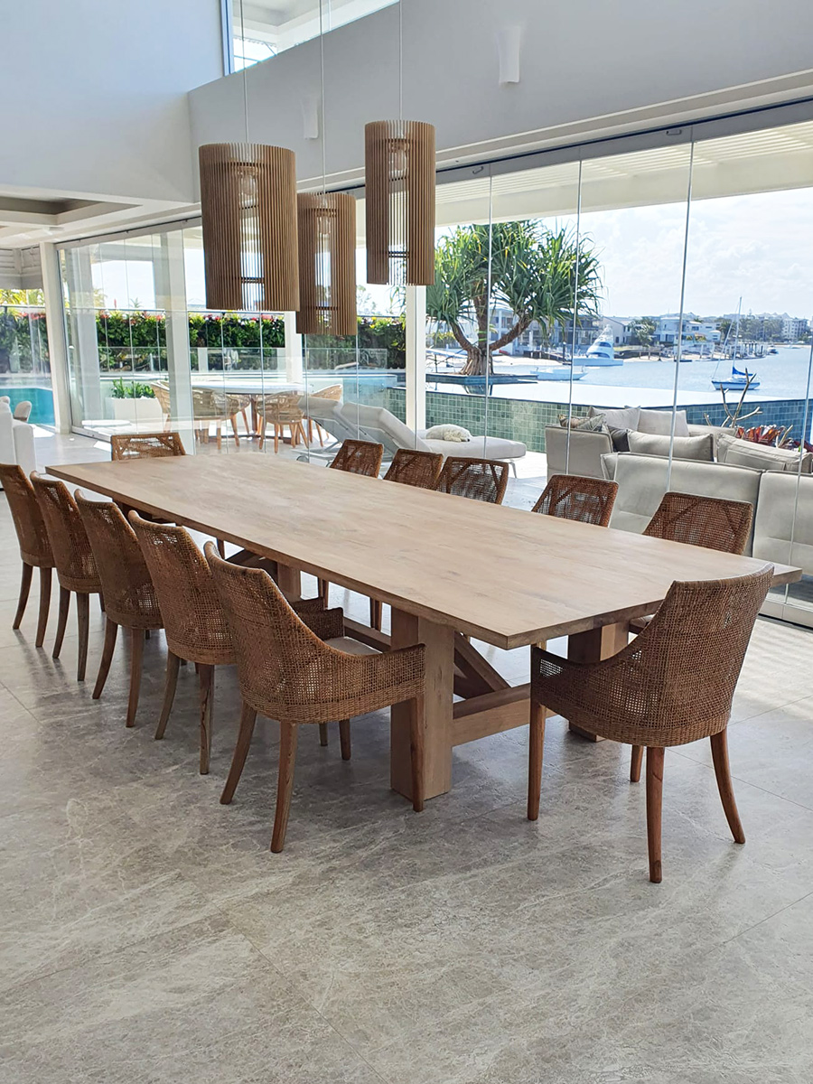 Mooloolah Dining Table, Width 390cm x Depth 130cm x Height 76cm (RRP $12,999) - Image 3