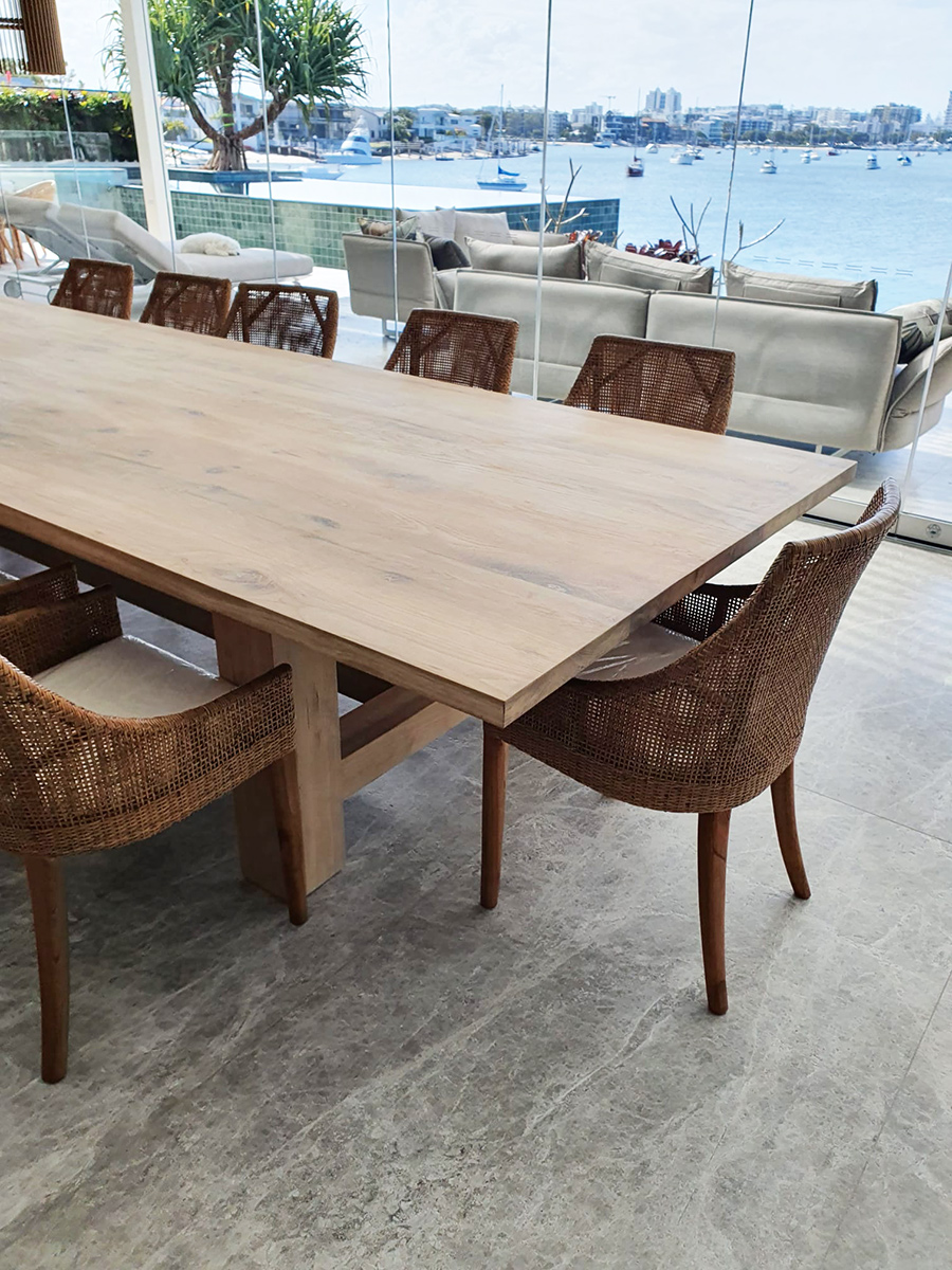 Mooloolah Dining Table, Width 390cm x Depth 130cm x Height 76cm (RRP $12,999) - Image 5