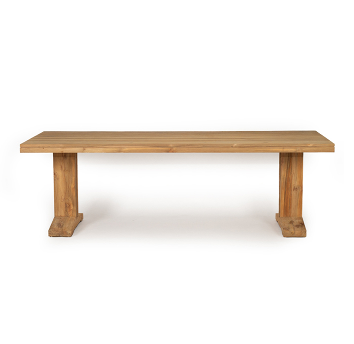 Monterey Dining Table Natural, W 240cm x D 100cm x H 77cm