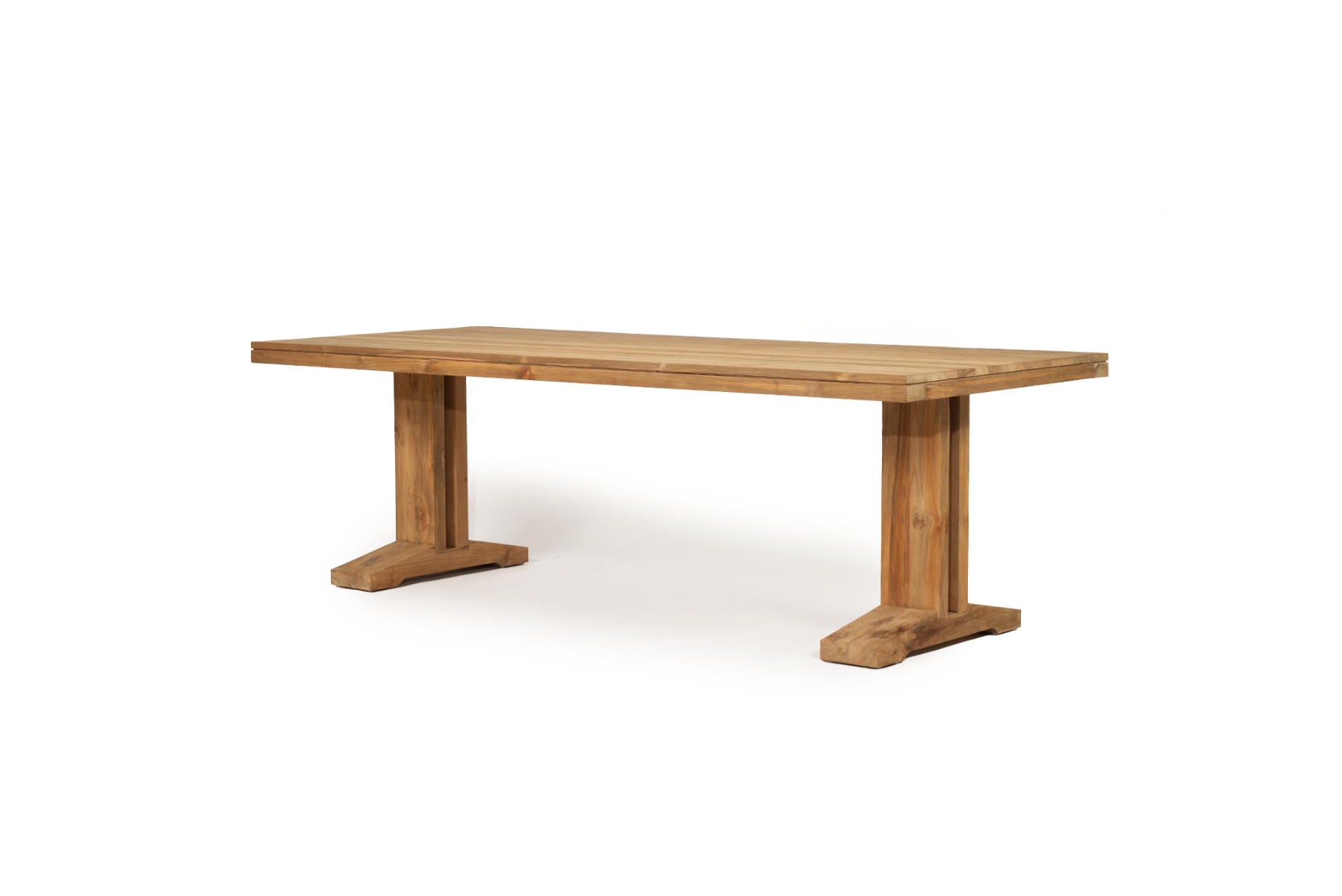 Monterey Dining Table Natural, W 240cm x D 100cm x H 77cm - Image 3