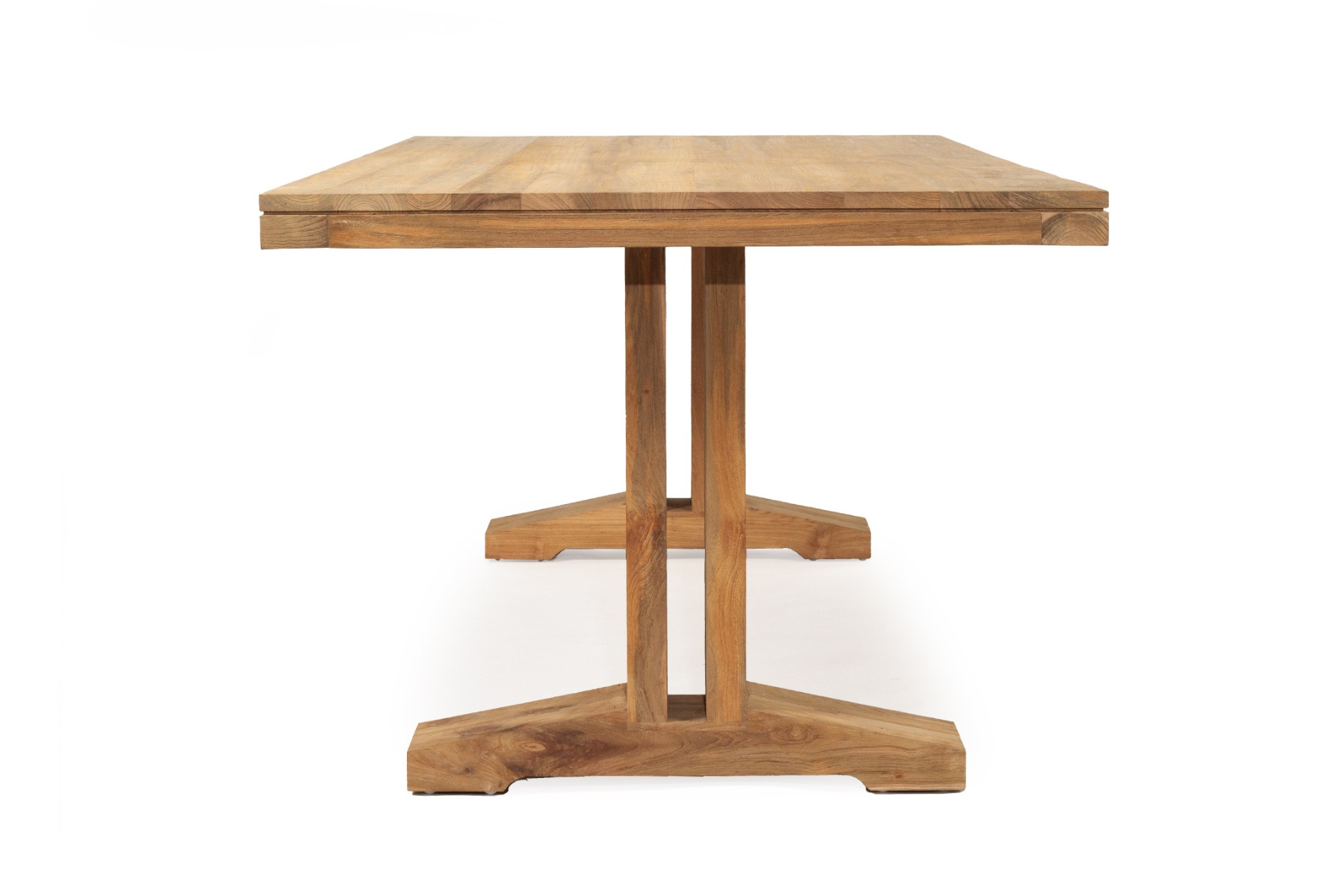 Monterey Dining Table Natural, W 240cm x D 100cm x H 77cm - Image 4