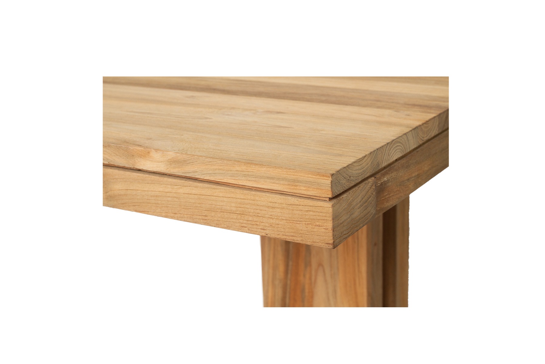 Monterey Dining Table Natural, W 240cm x D 100cm x H 77cm - Image 6