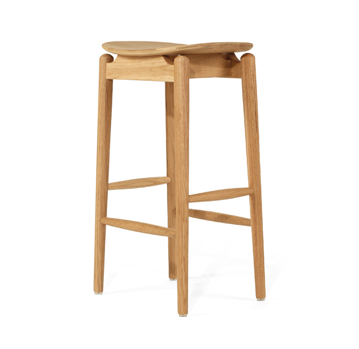 Harlow Counter Stool Natural, W 39cm × D 31cm × H 66cm